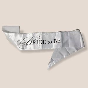 Bride To Be Wedding Sash For Bach or Bridal Shower